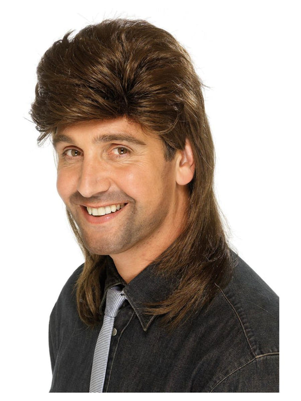 Brown Mullet Wig